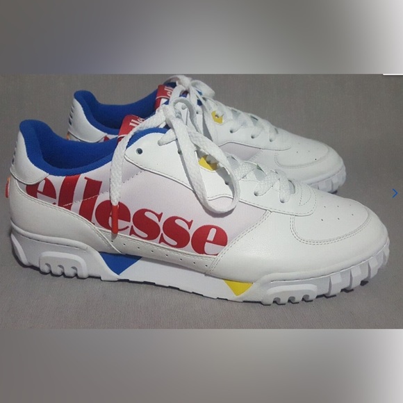 Ellesse Tanker LO OG LTHR AF White Athletic Sneakers Size 7 NEW - Picture 5 of 9